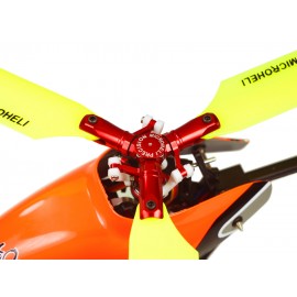 CNC Triple Carbon Plastic Blades Conversion Set (RED) - OMP HOBBY M1 / EVO CNC Triple Carbon Plastic Blades Conversion Set (RED) - OMP HOBBY M1 / EVO