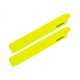 Plastic Main Blade 126mm (YELLOW) - OMP HOBBY M1 / EVO / GOOSKY S1