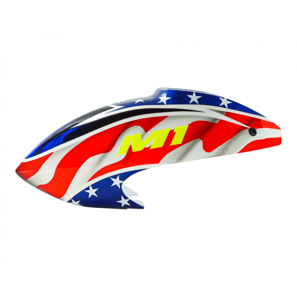 Airbrush Fiberglass USA Flag Canopy - OMP HOBBY M1 / EVO Airbrush Fiberglass USA Flag Canopy - OMP HOBBY M1 / EVO