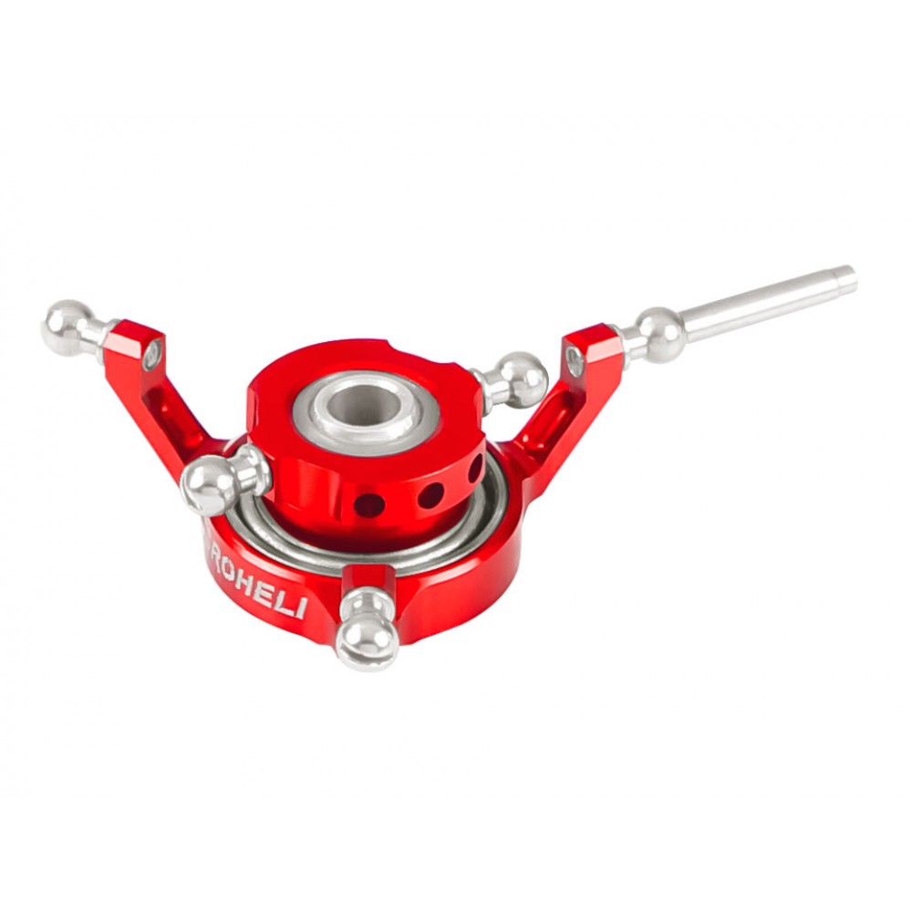 Precision CNC Aluminum Swashplate (RED) - OMP Hobby M1