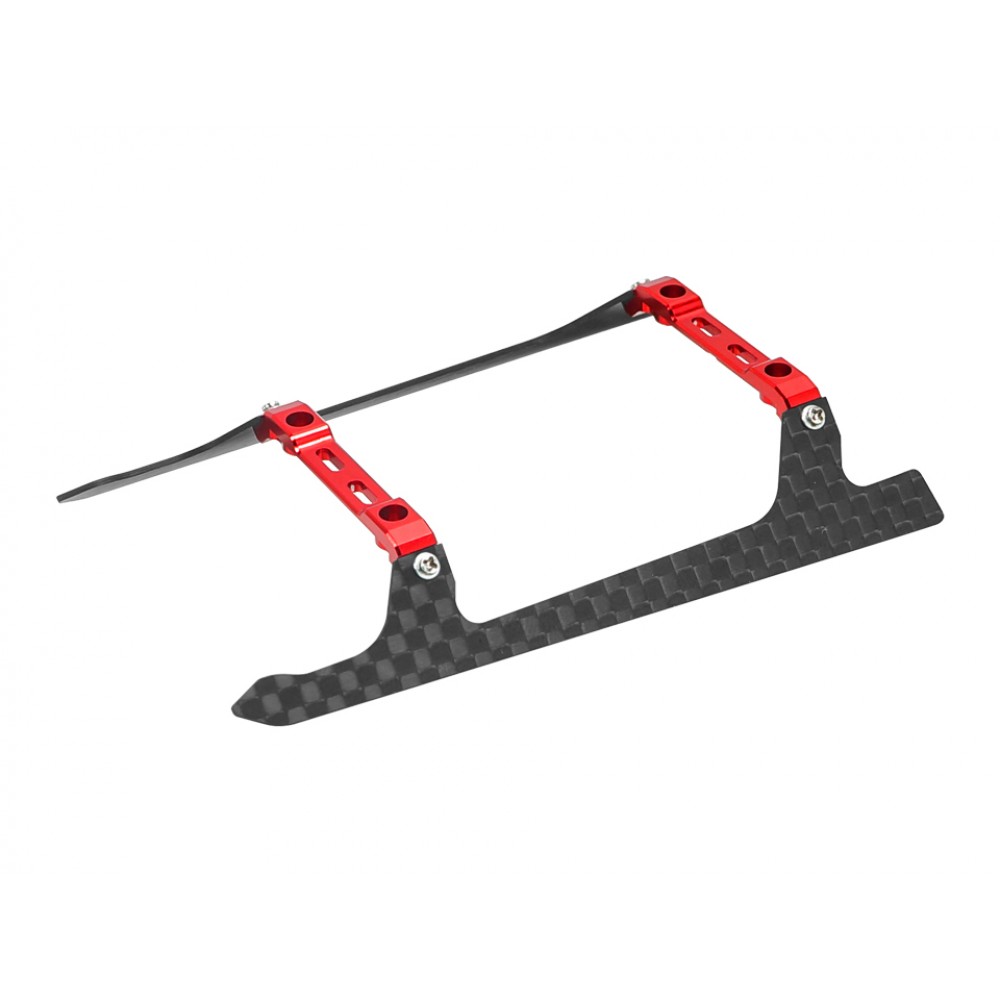 Low Profile Carbon Fiber Landing Gear "U" Style (RED) - OMP Hobby M1 / EVO Low Profile Carbon Fiber Landing Gear "U" Style (RED) - OMP Hobby M1 / EVO