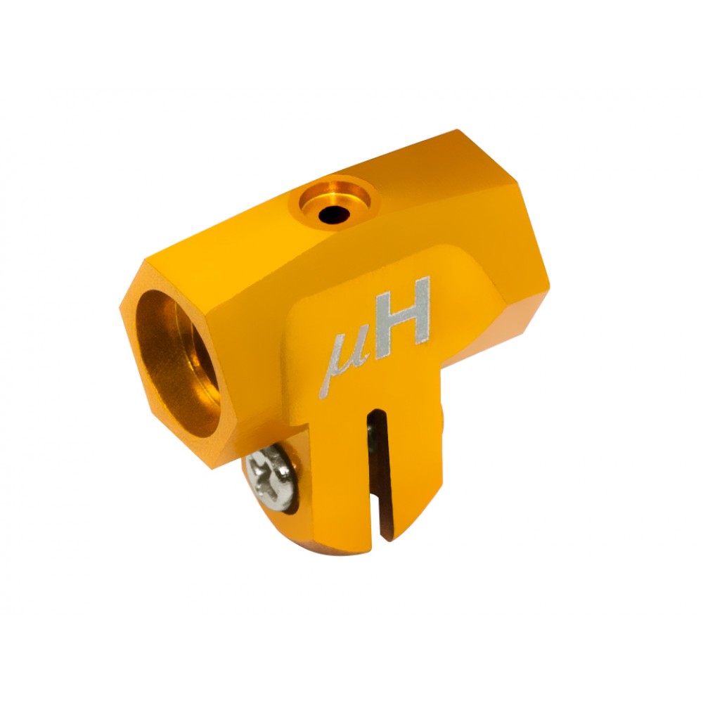 Precision CNC Aluminum Main Rotor Hub (GOLD) - OMP Hobby M1 / EVO Precision CNC Aluminum Main Rotor Hub (GOLD) - OMP Hobby M1 / EVO