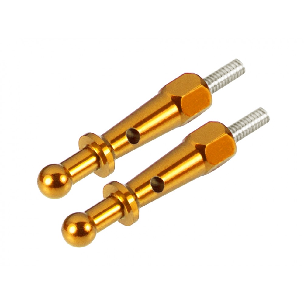 Aluminum Canopy Mount Set (GOLD) - OMP HOBBY M1 / EVO Aluminum Canopy Mount Set (GOLD) - OMP HOBBY M1 / EVO