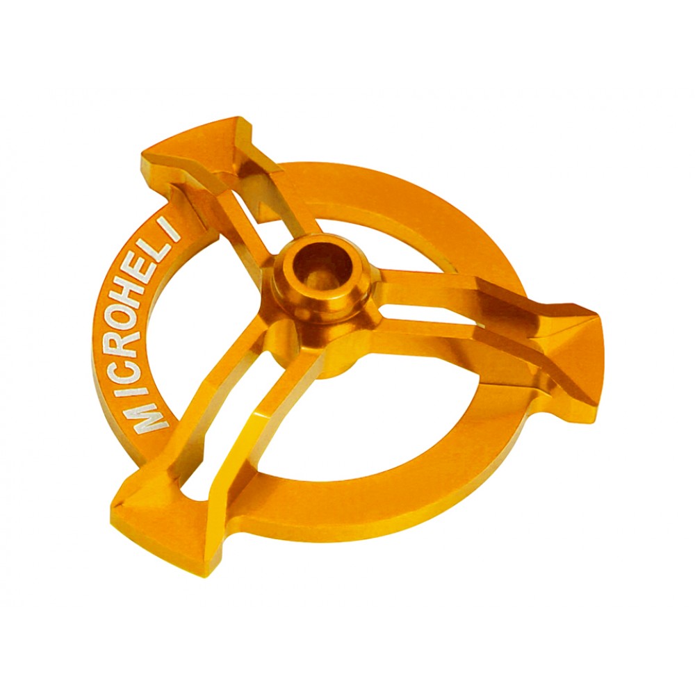CNC Aluminum Swashplate Leveler (GOLD) - OMP M1 / EVO / GOOSKY S1 / BLADE INFUSION 120 CNC Aluminum Swashplate Leveler (GOLD) - OMP M1 / EVO / GOOSKY S1 / BLADE INFUSION 120