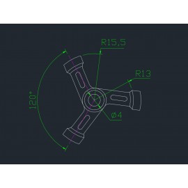 PLA 3D Printed Swashplate Leveler (PP) - OMP Hobby M1 / EVO / BLADE INFUSION 120 PLA 3D Printed Swashplate Leveler (PP) - OMP Hobby M1 / EVO / BLADE INFUSION 120