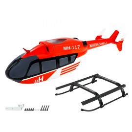 Airbrush Fiberglass EC145 Scale - OMP Hobby M2 / EVO / MK2