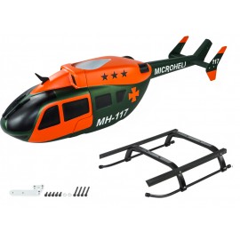 Airbrush Fiberglass EC145 Scale (GR) - OMP Hobby M2 / EVO / MK2