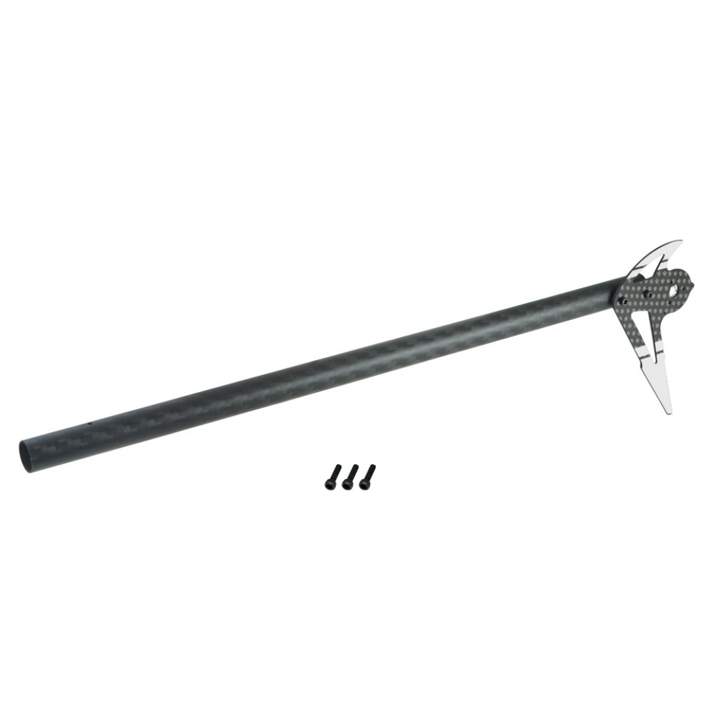 Tail Motor Mount W/ Round Carbon Fiber Boom (for MICROHELI Frames M2 EVO)