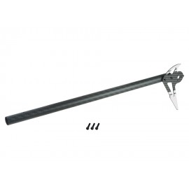 Tail Motor Mount W/ Round Carbon Fiber Boom (for MICROHELI Frames M2 EVO)
