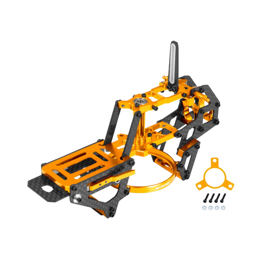 Aluminum/Carbon Fiber Main Frame (GOLD) - OMP Hobby M2 EVO Aluminum/Carbon Fiber Main Frame (GOLD) - OMP Hobby M2 EVO