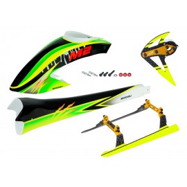 Airbrush Fiberglass Green Scratch Fuselage Combo- OMP Hobby M2 V2 / EXP Airbrush Fiberglass Green Scratch Fuselage Combo- OMP Hobby M2 V2 / EXP