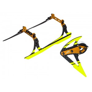 Aluminum/Carbon Fiber Landing Gear w/ Fin (GD) - OMP Hobby M2 V2 / EXP
