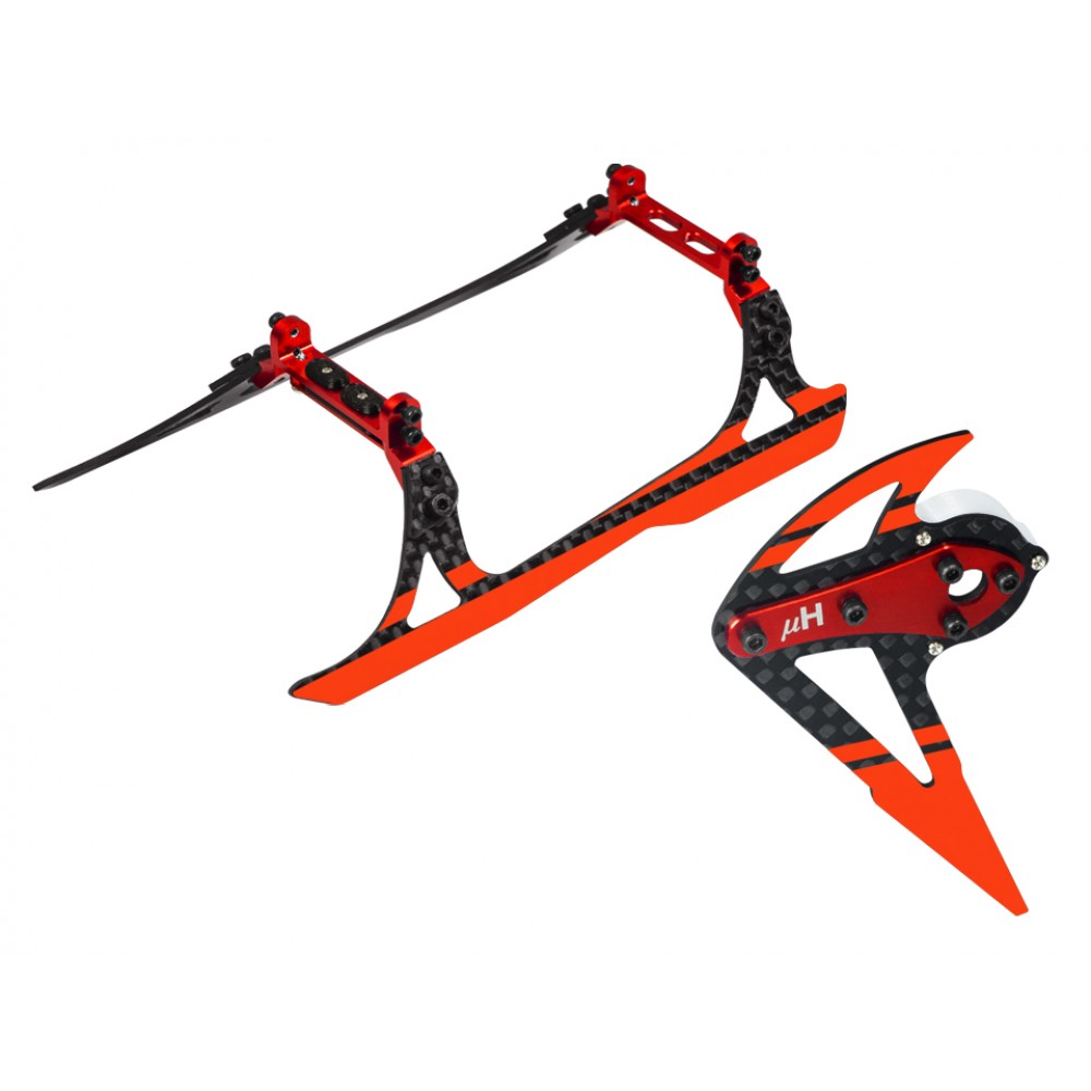Aluminum/Carbon Fiber Landing Gear w/ Fin (RD) - OMP Hobby M2 V2 / EXP Aluminum/Carbon Fiber Landing Gear w/ Fin (RD) - OMP Hobby M2 V2 / EXP
