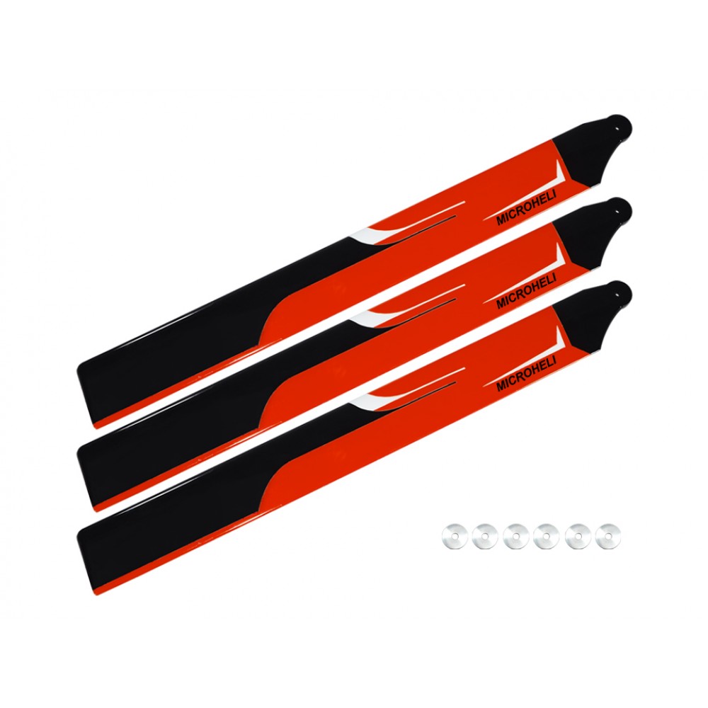 Carbon Plastic Triple Main Blade (For MH Triple Blade Conversion Set) Carbon Plastic Triple Main Blade (For MH Triple Blade Conversion Set)