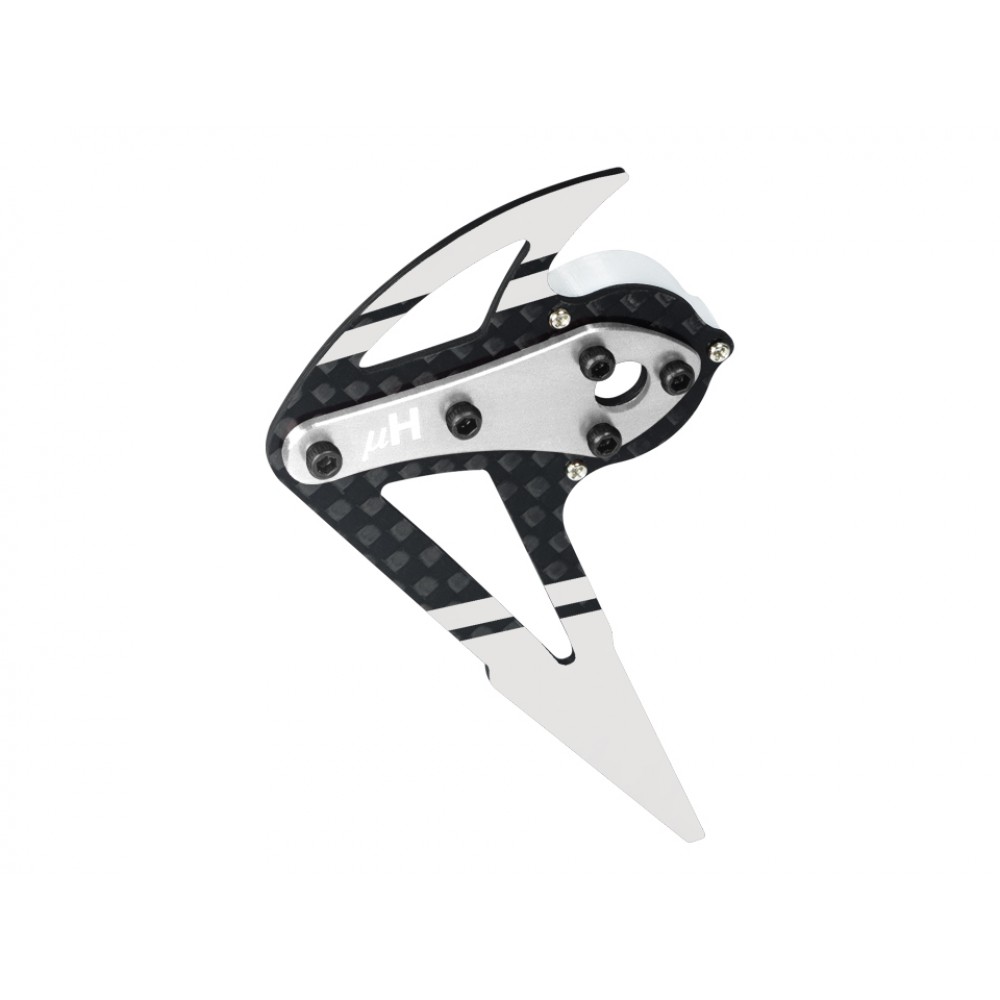 Aluminum/Carbon Fiber Tail Motor Mount w/ Fin Set - OMP Hobby M2 V2 / EXP