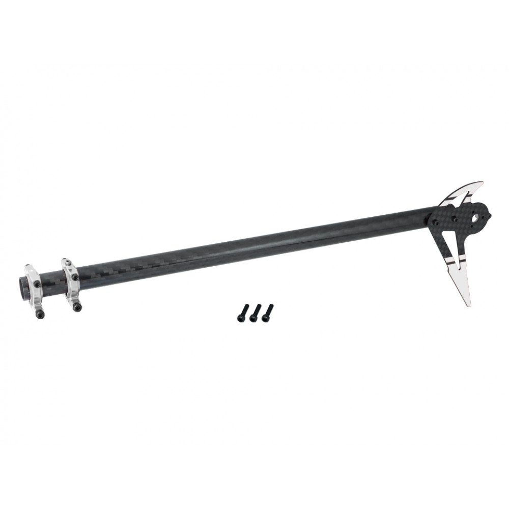 Tail Motor Mount w/ Round Carbon Fiber Boom Conversion Set - OMP Hobby M2 V2/EXP Tail Motor Mount w/ Round Carbon Fiber Boom Conversion Set - OMP Hobby M2 V2/EXP