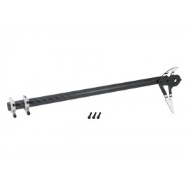 Tail Motor Mount w/ Round Carbon Fiber Boom Conversion Set - OMP Hobby M2 V2/EXP