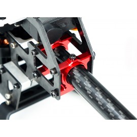 Tail Motor Mount w/ Round Carbon Fiber Boom Conversion Set (GOLD) - OMP Hobby M2 V2/EXP Tail Motor Mount w/ Round Carbon Fiber Boom Conversion Set (GOLD) - OMP Hobby M2 V2/EXP