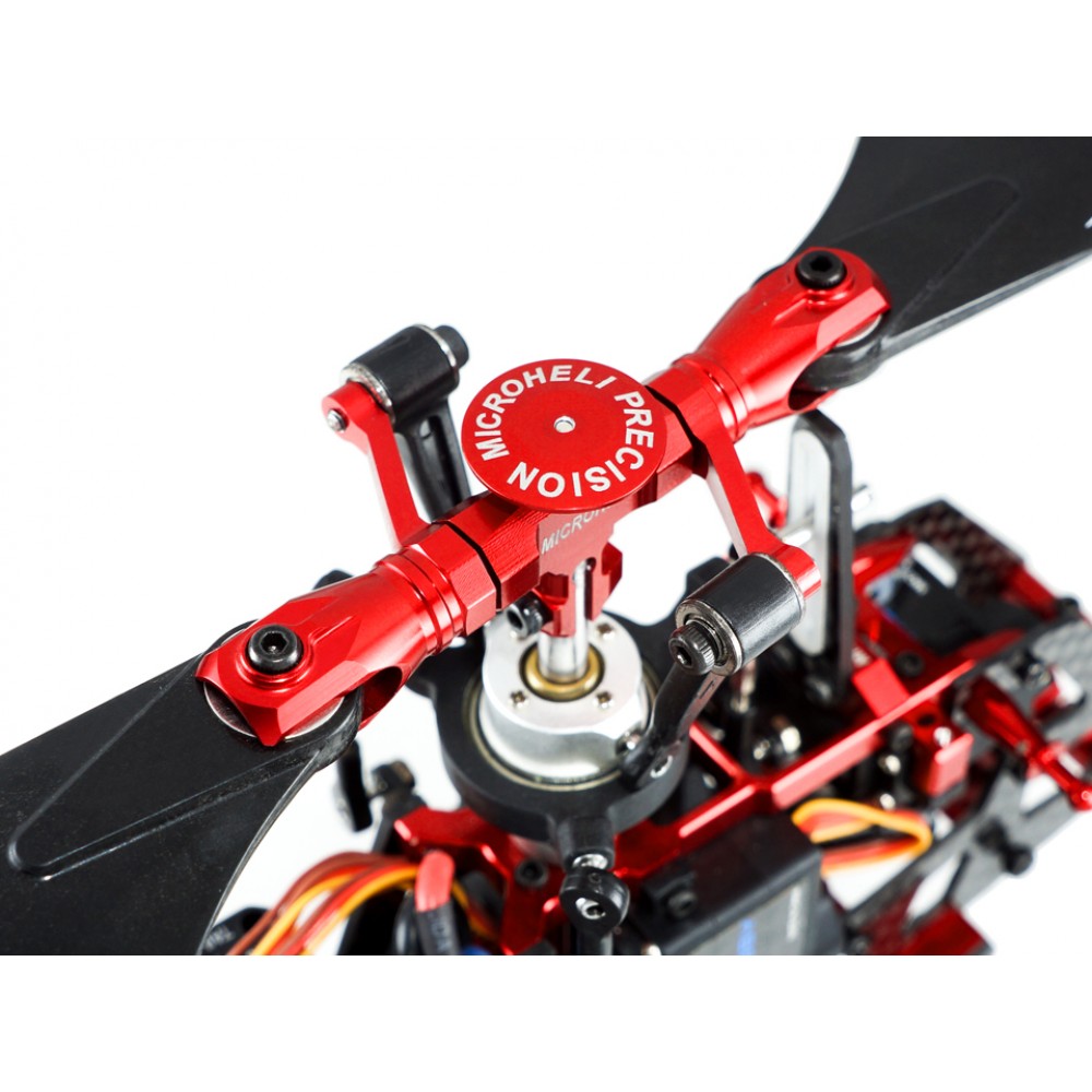 Precision CNC Aluminum Main Rotor Hub w/ Button (RED) - OMP Hobby M2 V1 ...