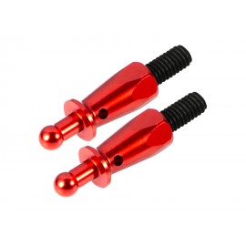 Aluminum Canopy Mount set (RED) - OMP Hobby M2 V1 / V2 / EXP / EVO / MK2