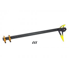 Tail Motor Mount w/ Round Carbon Fiber Boom Conversion Set (GOLD) - OMP Hobby M2 V2/EXP Tail Motor Mount w/ Round Carbon Fiber Boom Conversion Set (GOLD) - OMP Hobby M2 V2/EXP