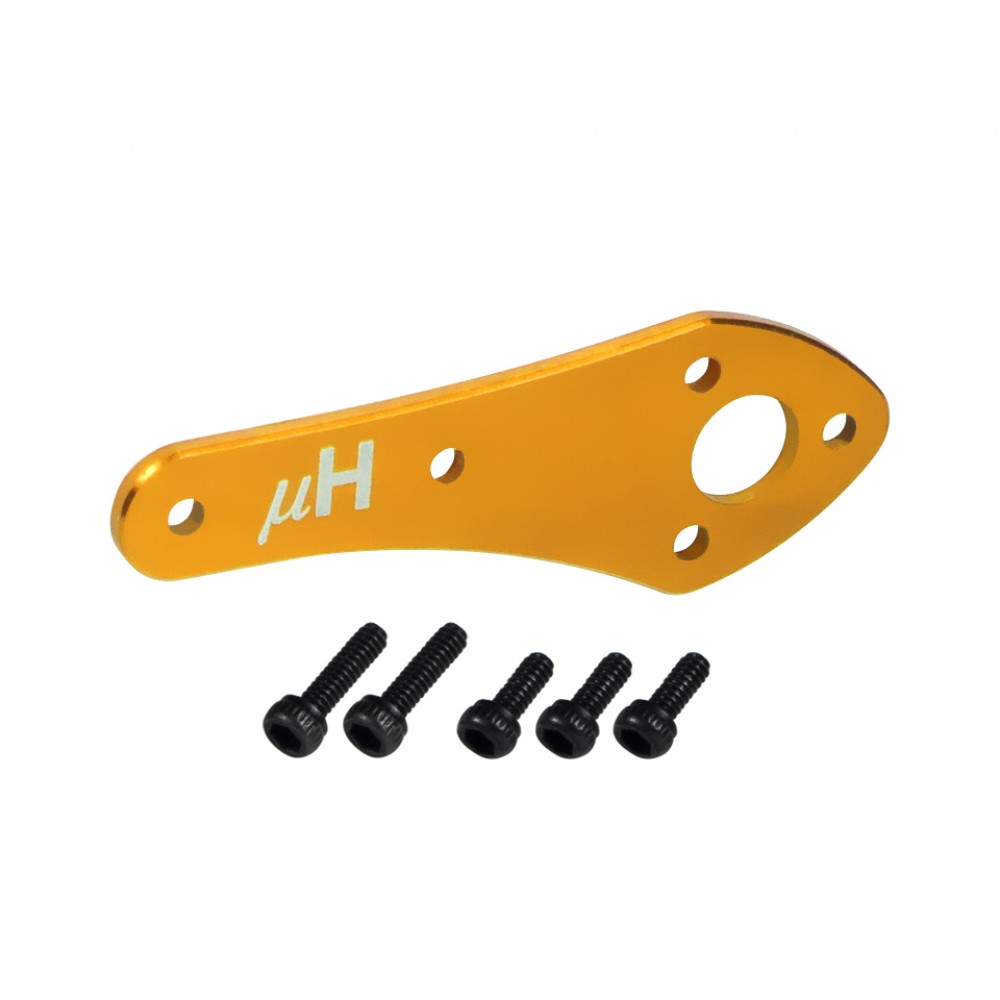Aluminum Tail Motor Reinforcement Plate Set (GOLD) - OMP Hobby M2 V2 / EXP Aluminum Tail Motor Reinforcement Plate Set (GOLD) - OMP Hobby M2 V2 / EXP