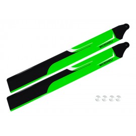 Carbon Plastic Main Blade 180mm (GR) - OMP Hobby M2 V2 / EXP