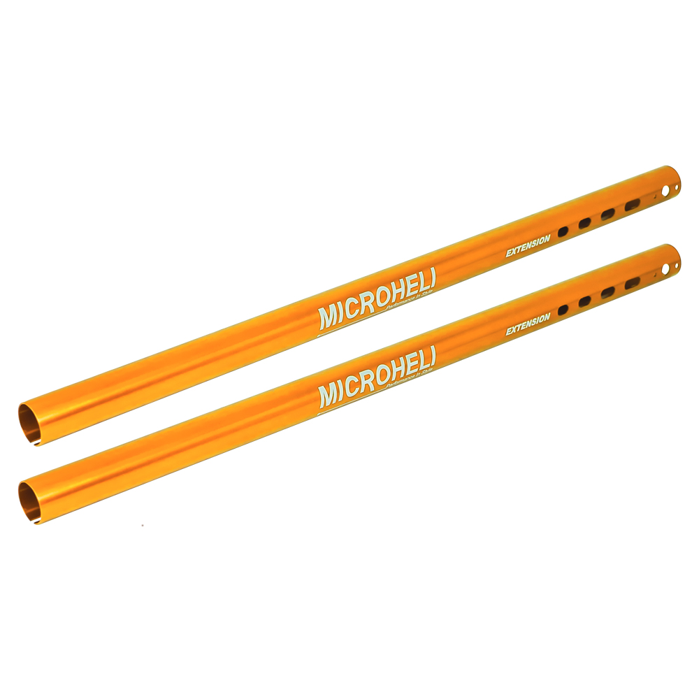 CNC Aluminum 253.5mm Tail Boom Extension (GOLD) - OMP Hobby M2 V3 PRO