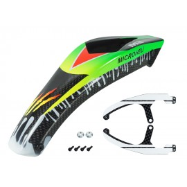 Airbrush Carbon Fiber King Cobra Canopy - OMP Hobby M2 V2 / EXP