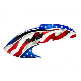 Airbrush Fiberglass USA Flag Canopy - OMP HOPPY M2 / EVO / MK2