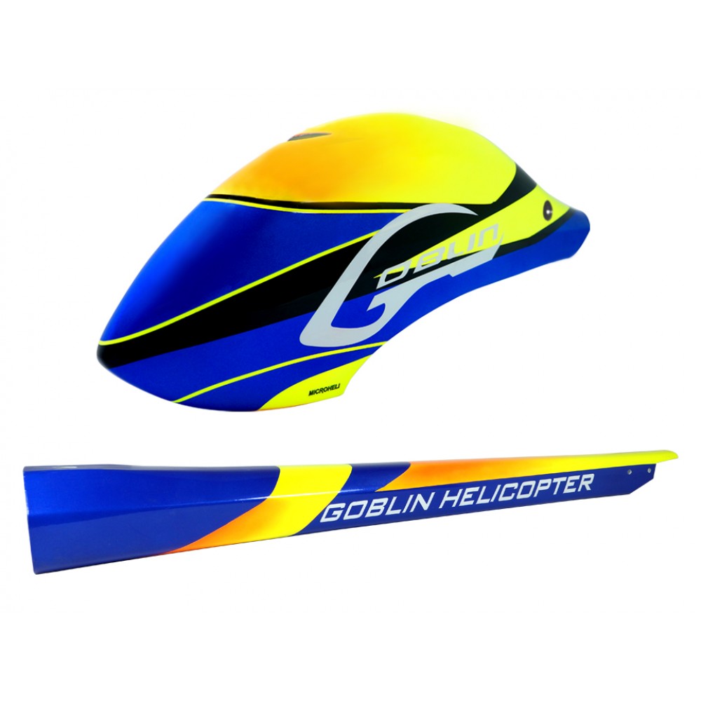 Airbrush Fiberglass Blue Arrow Fuselage - GOBLIN 380 Airbrush Fiberglass Blue Arrow Fuselage - GOBLIN 380