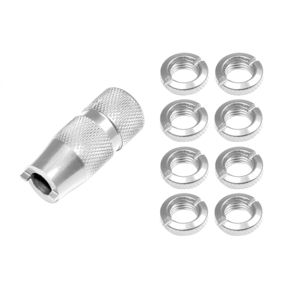 Aluminum Transmitter Switch Nuts for Spektrum DX Series Aluminum Transmitter Switch Nuts for Spektrum DX Series
