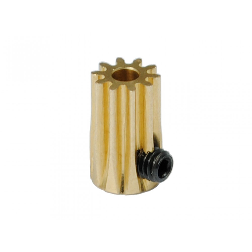 CNC Brass Pinion 10T 0.5M 2.3/3.0mm Bore CNC Brass Pinion 10T 0.5M 2.3/3.0mm Bore