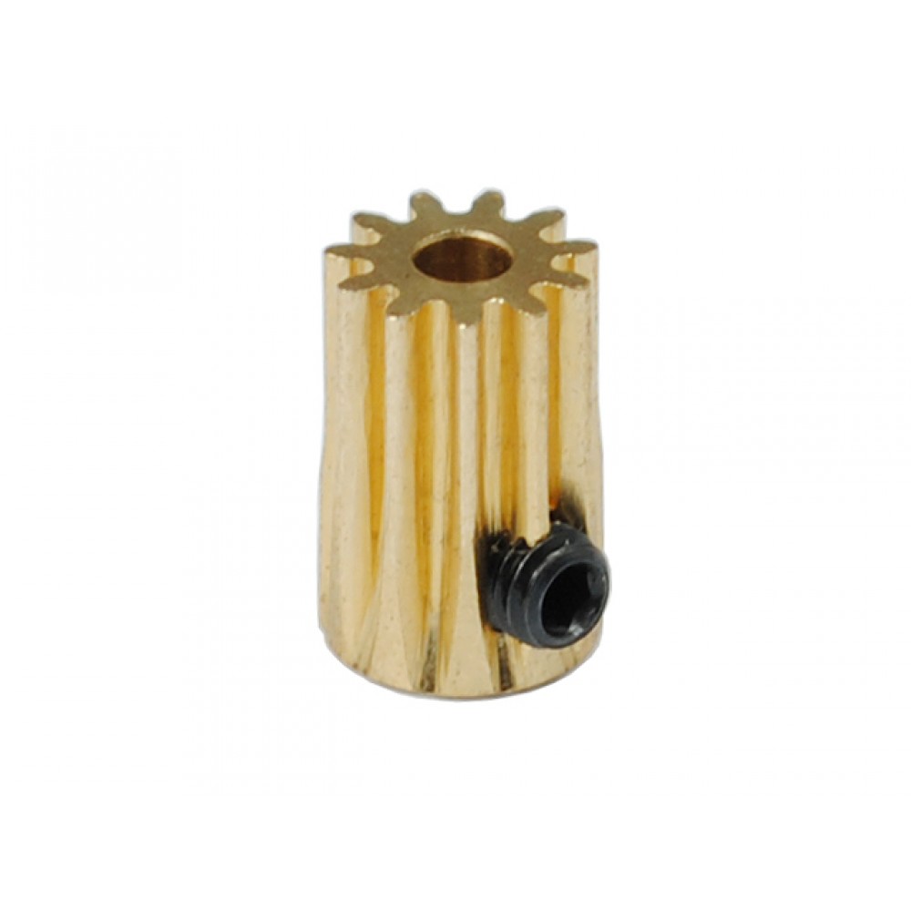 CNC Brass Pinion 11T 0.5M 2.3/3.0mm Bore CNC Brass Pinion 11T 0.5M 2.3/3.0mm Bore