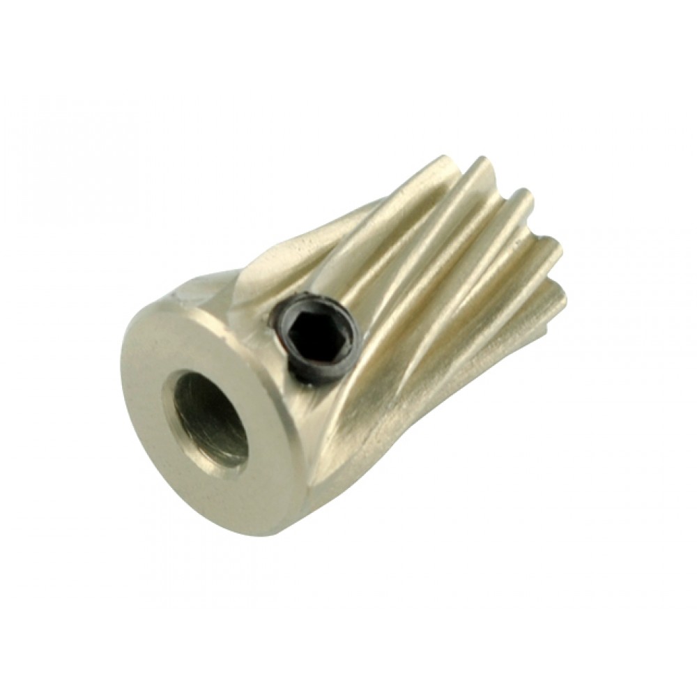 Aluminum Helical Pinion 10T 0.5M 2.3-3.0mm