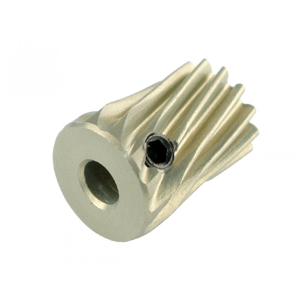 Aluminum Helical Pinion 13T 0.5M 3.17mm