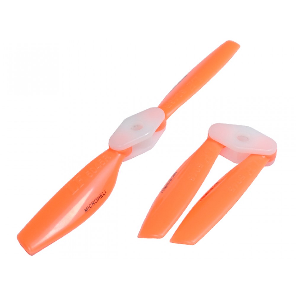 Plastic Folding 2-Blade Propeller 5045 CW/CCW w/Bracket (ORANGE)