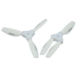 Plastic Folding 3-Blade Propeller 4045 CW/CCW w/Bracket (WHITE)