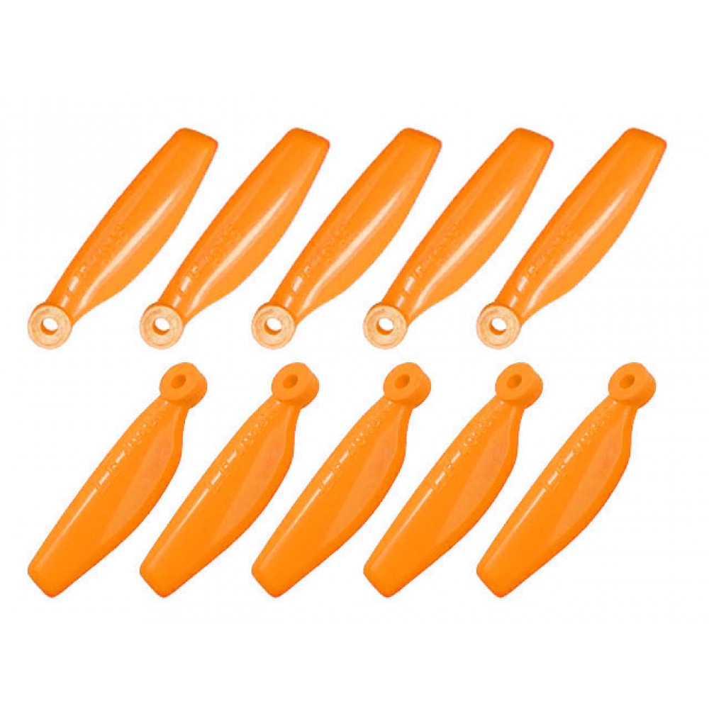 Plastic Folding Blade Propeller 4045 CW/CCW (ORANGE) (for MH Blade ...