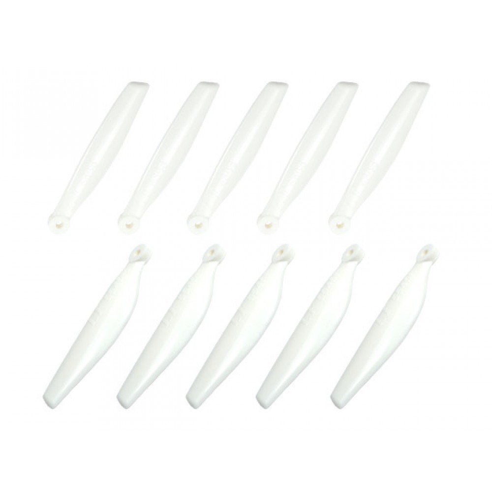 Plastic Folding Blade Propeller 5545 CW/CCW (WHITE) (for MH Blade Propeller 5545 series)