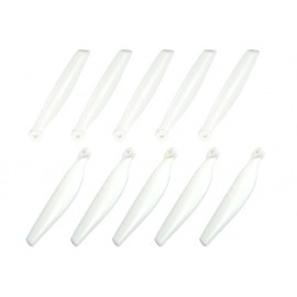 Plastic Folding Blade Propeller 5545 CW/CCW (WHITE) (for MH Blade Propeller 5545 series)