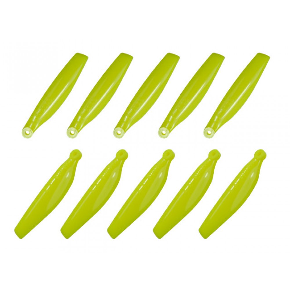 Plastic Folding Blade Propeller 6045 CW/CCW (YELLOW) (for MH Blade Propeller 6045 series)