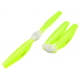 Plastic Folding 2-Blade Propeller 6045 CW/CCW w/Bracket (YELLOW)