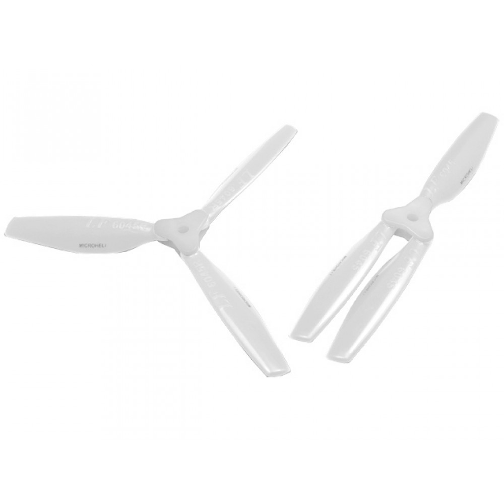 Plastic Folding 3-Blade Propeller 6045 CW/CCW w/Bracket (WHITE) Plastic Folding 3-Blade Propeller 6045 CW/CCW w/Bracket (WHITE)