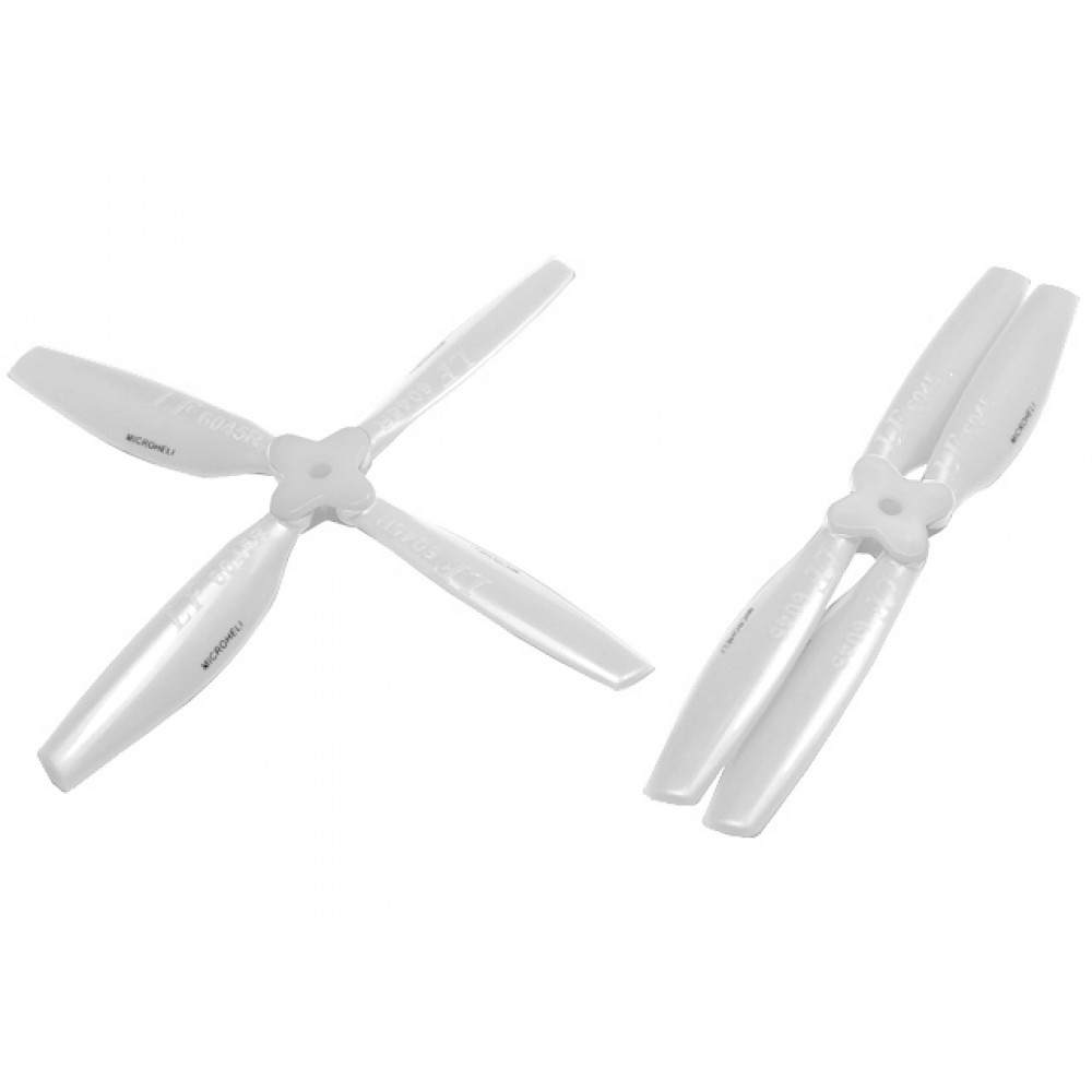 Plastic Folding 4-Blade Propeller 6045 CW/CCW w/Bracket (WHITE) Plastic Folding 4-Blade Propeller 6045 CW/CCW w/Bracket (WHITE)