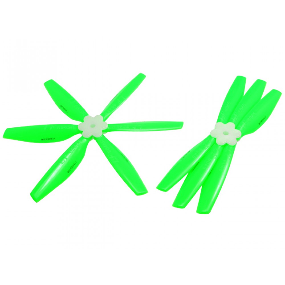 Plastic Folding 6-Blade Propeller 6045 CW/CCW w/Bracket (GREEN) Plastic Folding 6-Blade Propeller 6045 CW/CCW w/Bracket (GREEN)
