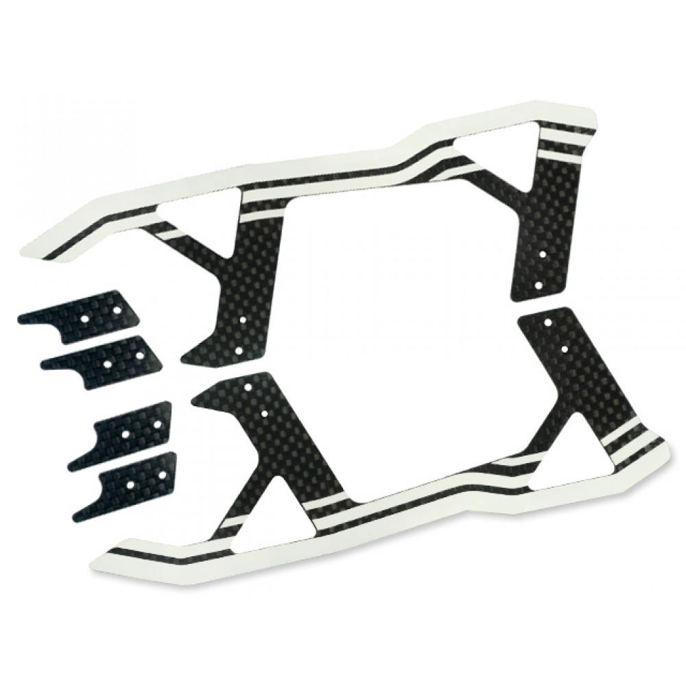 Carbon Fiber Landing Skids (WHITE) - SPYDER 300I Carbon Fiber Landing Skids (WHITE) - SPYDER 300I