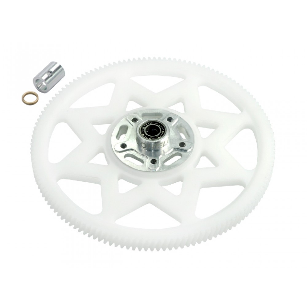 Delrin Helical Main Gear w/ Auto-Rotation Hub set - SPYDER 300I Delrin Helical Main Gear w/ Auto-Rotation Hub set - SPYDER 300I