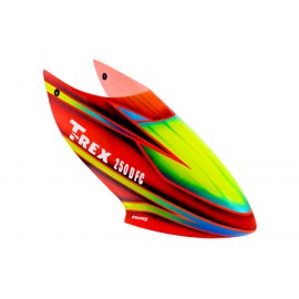 XCanopy Airbrush Fiberglass Red Devil Canopy - TREX 250 PRO XCanopy Airbrush Fiberglass Red Devil Canopy - TREX 250 PRO