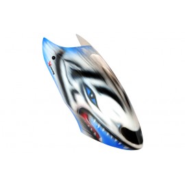 XCanopy Airbrush Fiberglass Snow Wolf Canopy - TREX 450 PLUS XCanopy Airbrush Fiberglass Snow Wolf Canopy - TREX 450 PLUS